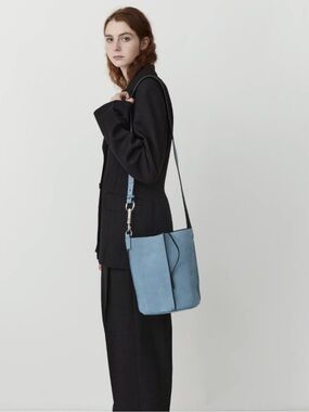 Acne studios blue suede market bag